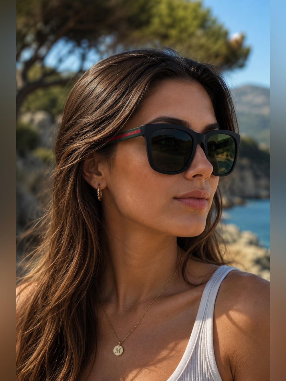 NEW Women's Gucci square sunglasses